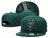 Bucks Team Logo Green Adjustable Hat GS,baseball caps,new era cap wholesale,wholesale hats